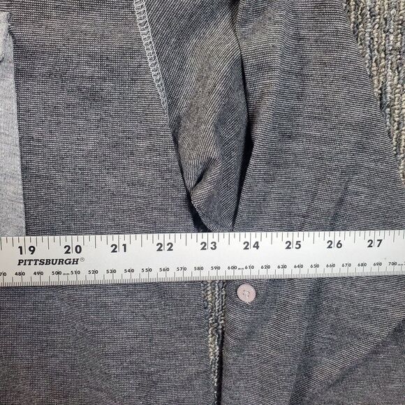 Vintage Phat Farm Men's Shirt Gray w/Pockets Loungewear Long Sleeve Size XXL Y2K - Picture 9 of 10